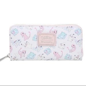 Loungefly Pastel Pink Pokemon Starters Wallet